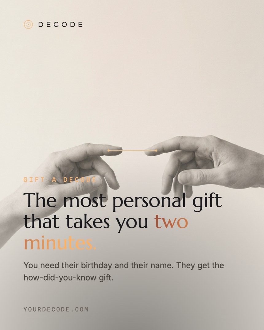 The most personal gift that takes two minutes